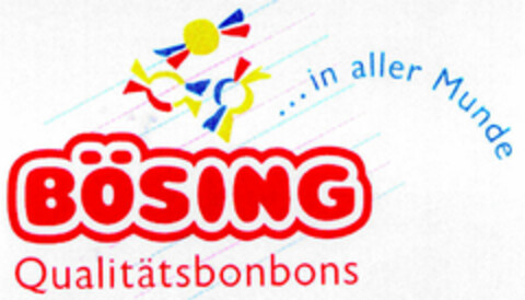 ...in aller Munde BÖSING Qualitätsbonbons Logo (DPMA, 03/30/2000)