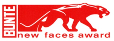 BUNTE new faces award Logo (DPMA, 12.09.2008)