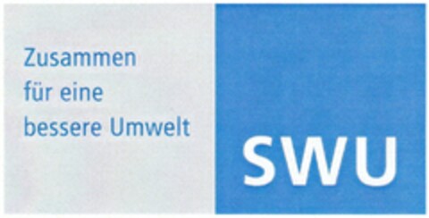 Zusammen für eine bessere Umwelt SWU Logo (DPMA, 17.03.2009)