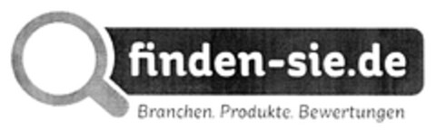 finden-sie.de Branchen. Produkte. Bewertungen. Logo (DPMA, 07/26/2011)