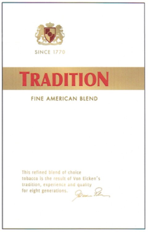 TRADITION FINE AMERICAN BLEND Logo (DPMA, 27.11.2014)