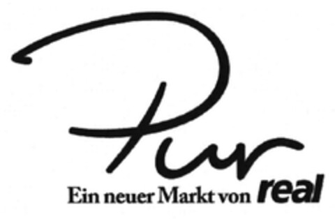 Pur Ein neuer Markt von real Logo (DPMA, 06/14/2016)