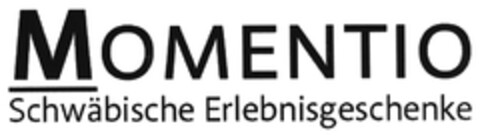 MOMENTIO Schwäbische Erlebnisgeschenke Logo (DPMA, 05.10.2016)