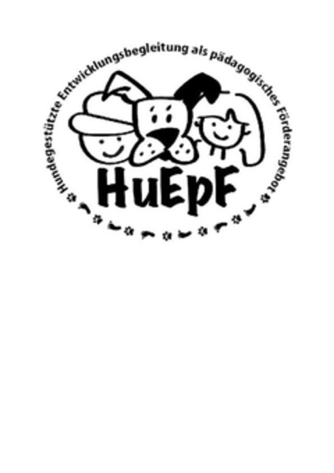 HuEpF Hundegestützte Entwicklungsbegleitung als pädagogisches Förderangebot Logo (DPMA, 09.10.2017)