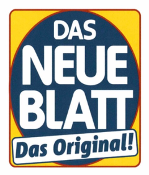 DAS NEUE BLATT Das Original! Logo (DPMA, 10/25/2018)