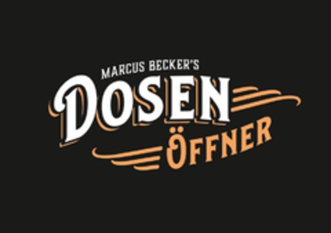 MARCUS BECKER´S DOSEN ÖFFNER Logo (DPMA, 14.02.2018)