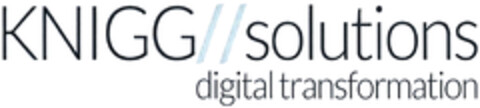 KNIGG//solutions digital transformation Logo (DPMA, 11.11.2020)