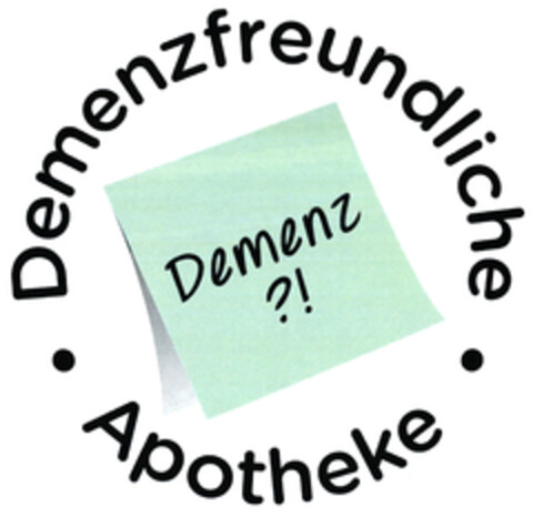 Demenzfreundliche Apotheke Demenz?! Logo (DPMA, 04/13/2021)