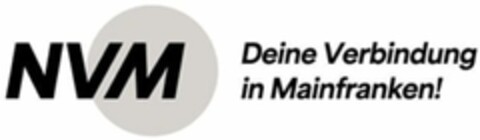 NVM Deine Verbindung in Mainfranken! Logo (DPMA, 10.07.2024)