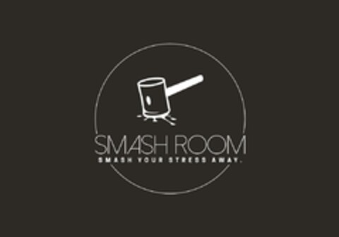 SMASH ROOM SMASH YOUR STRESS AWAY. Logo (DPMA, 05/30/2024)