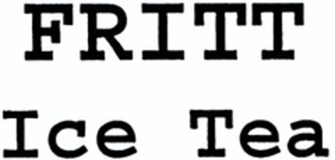 FRITT Ice Tea Logo (DPMA, 30.06.2003)