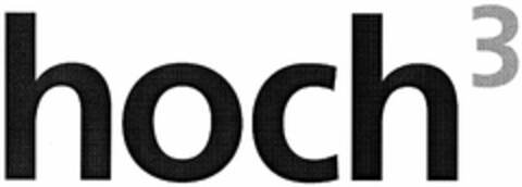 hoch3 Logo (DPMA, 06/14/2005)