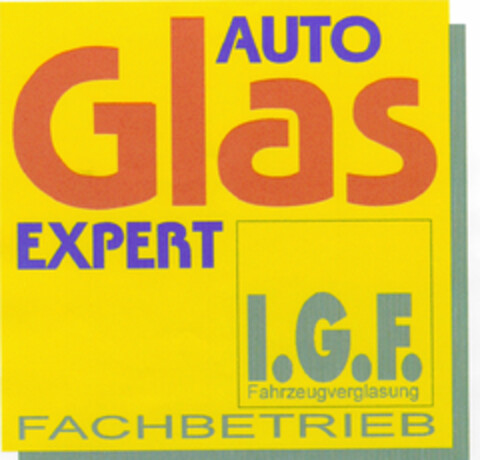 AUTO Glas EXPERT Logo (DPMA, 17.03.1995)