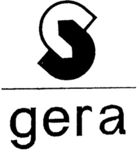 S gera Logo (DPMA, 05.06.1996)