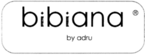 bibiana by adru Logo (DPMA, 02.04.1997)