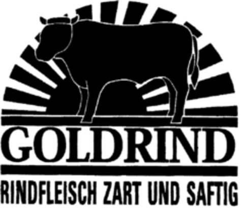 GOLDRIND RINDFLEISCH ZART UND SAFTIG Logo (DPMA, 10/28/1997)