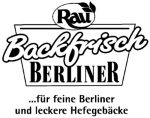 Rau Backfrisch BERLINER Logo (DPMA, 04.08.1998)