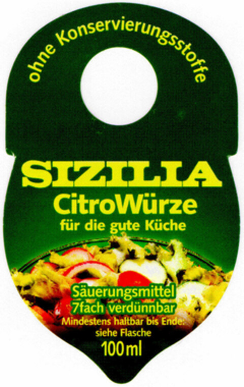 SIZILIA CitroWürze Logo (DPMA, 10/10/1998)