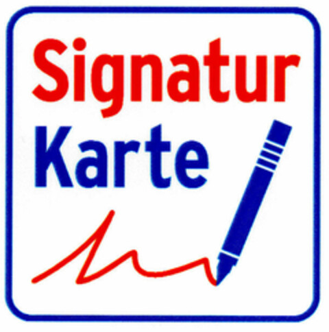 Signatur Karte Logo (DPMA, 05/22/1999)