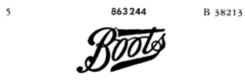 Boots Logo (DPMA, 22.05.1967)