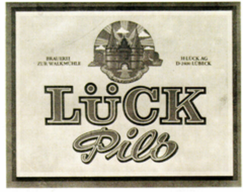 LÜCK Pils Logo (DPMA, 21.06.1977)