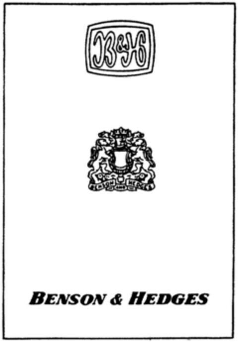 BENSON&HEDGES Logo (DPMA, 17.03.1992)