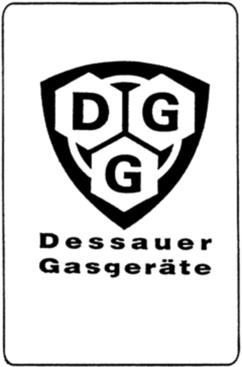 DGG  Dessauer Gasgeräte Logo (DPMA, 07.06.1993)