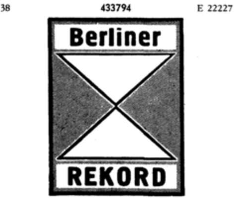 Berliner REKORD Logo (DPMA, 12.09.1930)