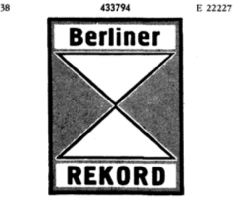 Berliner REKORD Logo (DPMA, 09/12/1930)