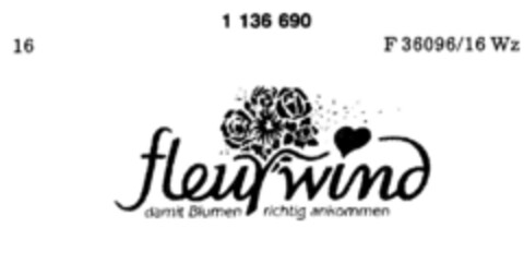 fleurwind Logo (DPMA, 12.02.1988)