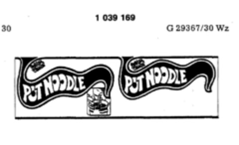 POT NOODLE Logo (DPMA, 17.02.1982)