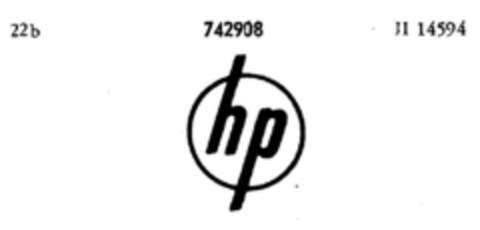 hp Logo (DPMA, 15.04.1958)