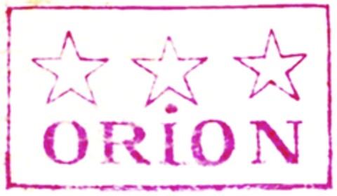 ORION Logo (DPMA, 14.03.1889)