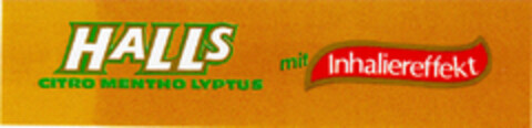 HALLS CITRO MENTHO LYPTUS Logo (DPMA, 02/25/1984)