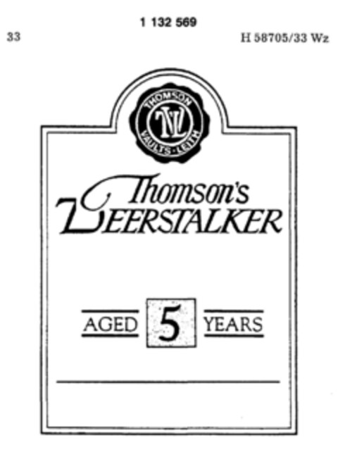 Thomson`s LEERSTALKER Logo (DPMA, 05.12.1987)