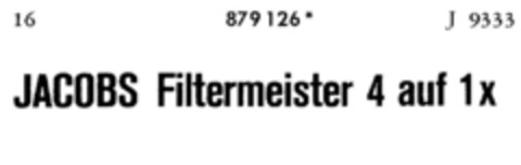 Jacobs Filtermeister 4 auf 1x Logo (DPMA, 01/09/1971)