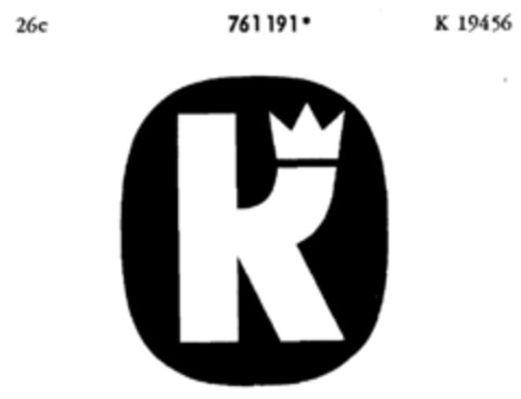 K Logo (DPMA, 30.11.1961)