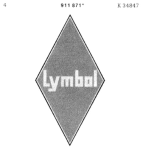 Lymbol (RHOMBUS) Logo (DPMA, 29.08.1973)