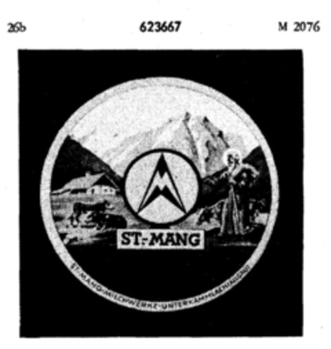 ST.-MANG Logo (DPMA, 16.12.1950)