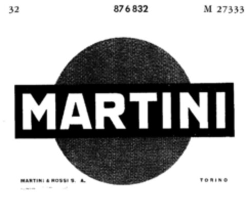 MARTINI Logo (DPMA, 10.02.1967)