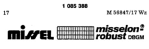 missel misselon-robust DBGM Logo (DPMA, 01.07.1985)