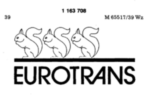 EUROTRANS Logo (DPMA, 02.08.1989)