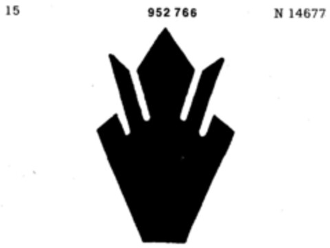 952766 Logo (DPMA, 02.10.1975)