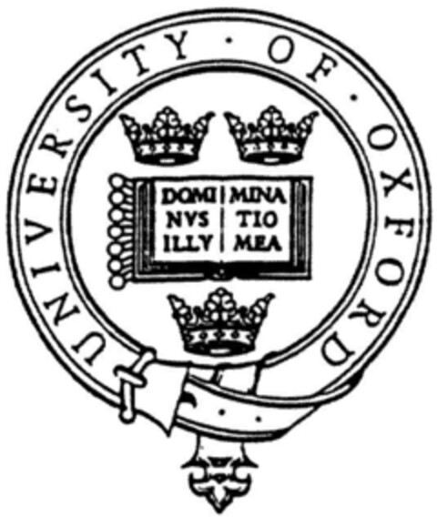 UNIVERSITY OF OXFORD Logo (DPMA, 07.12.1990)