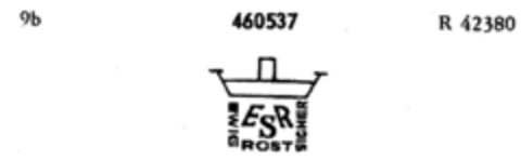 ERS EWIG ROST SICHER Logo (DPMA, 28.06.1933)