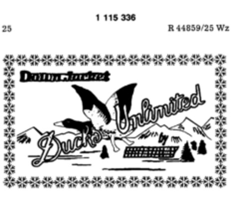 Ducks Unlimited Logo (DPMA, 13.11.1986)