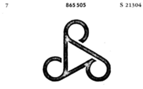 865505 Logo (DPMA, 02.08.1968)