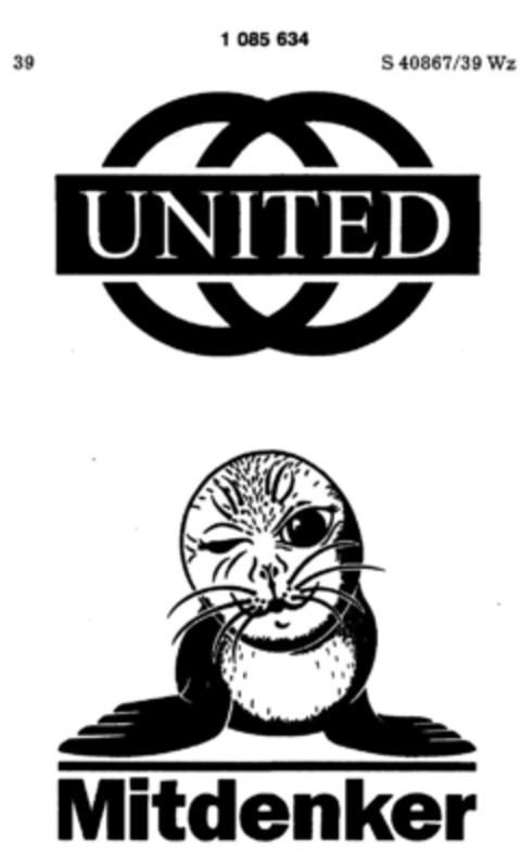 UNITED Mitdenker Logo (DPMA, 05.09.1984)