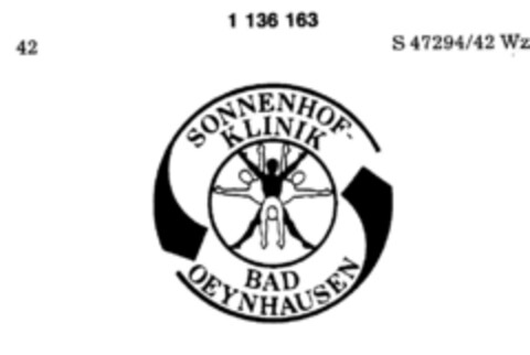 SONNENHOF-KLINIK BAD OEYENHAUSEN Logo (DPMA, 09/19/1988)