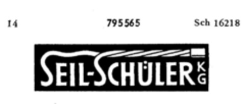 SEIL-SCHÜLER KG Logo (DPMA, 01/02/1964)